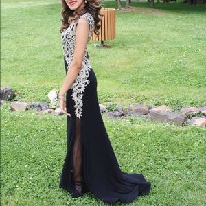 Black Camille La Vie Prom Dress Size 0